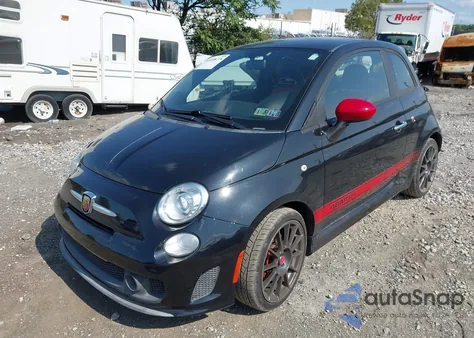 2013 Fiat 500 Abarth из США, поврежденный, VIN 3C3CFFFH5DT627589
